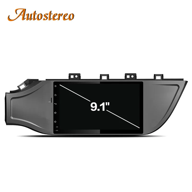 Sale Android 8 Car No DVD Player GPS Navigation For KIA RIO 4 2017+ Head unit multimedia player radio tape recorder 1 DIN IPS screen 8