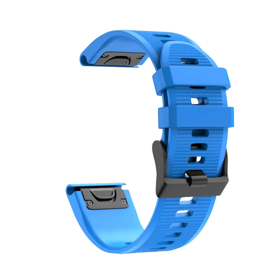 Мягкий силиконовый ремешок для часов Garmin Fenix 5X силиконовый ремешок для часов Garmin Fenix 5X Plus Fenix 3/3 часа легкий ремешок - Цвет ремешка: blue