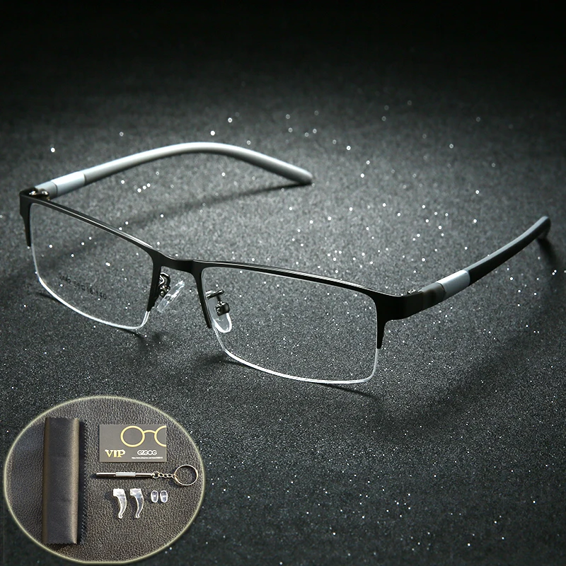 

Eyewear Titanium Glasses Frame Men Eyeglasses Computer Optical Prescription Reading Clear Eye Lens male Spectacle lunette de vue