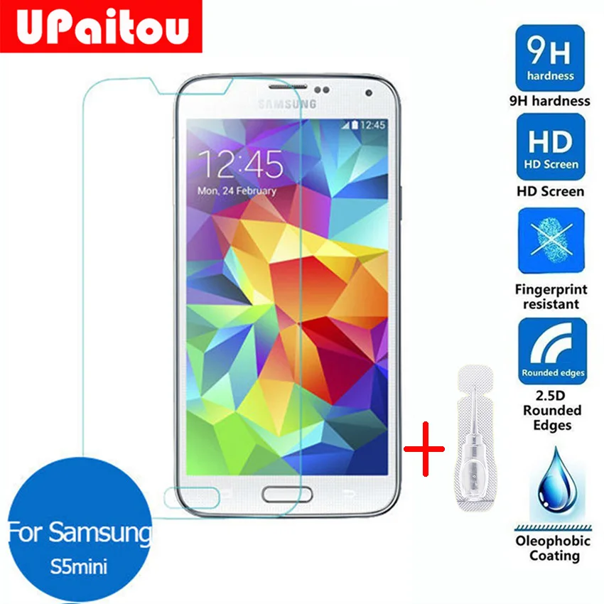 UPaitou для Samsung Galaxy S5 мини закаленное стекло протектор экрана 2 5 9h защитная пленка на