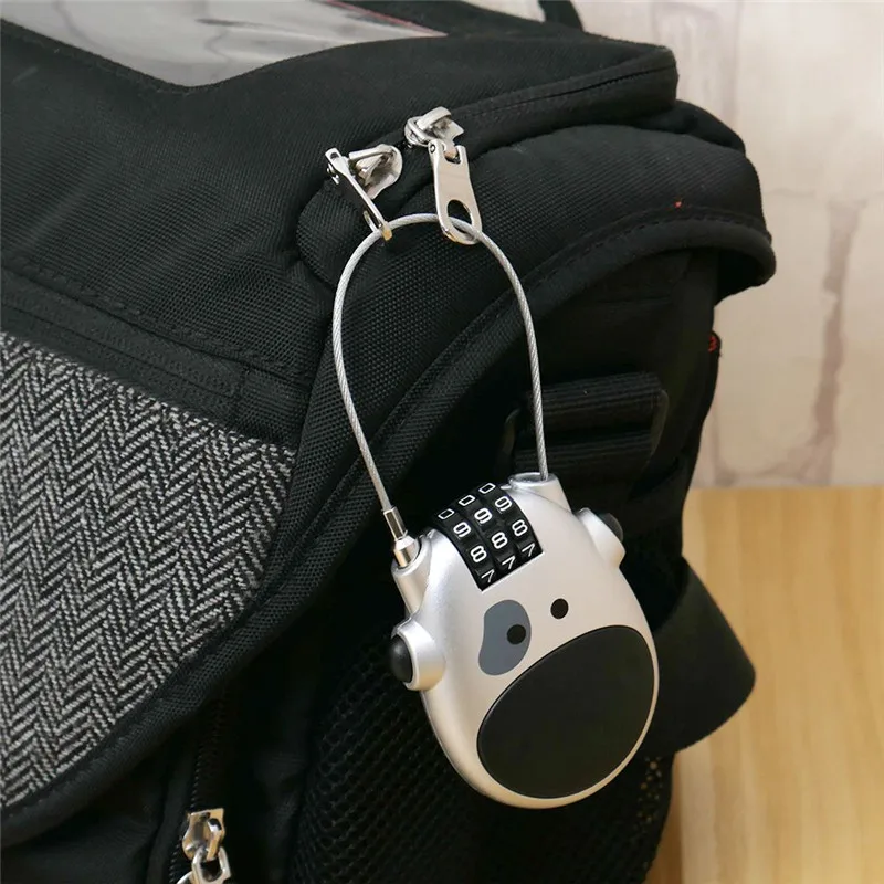 Дорожный Багаж чемодан багаж комбинация/номер Пароль замок Противоугонная цепь для ноутбука