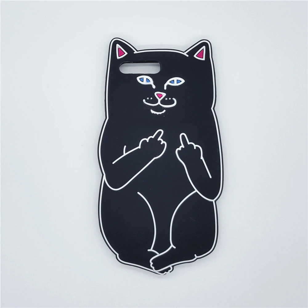 NEW 3D Cartoon Animals Rock Cute Black Corna Cat Soft Silicone Case Cover For iPhone 4 4G 4S 5 5G 5S 5C 6 6S 7 7S & Plus NEW 3D Cartoon Animals Rock Cute Black Corna Cat Soft Silicone Case Cover For iPhone 4 4G 4S 5 5G 5S 5C 6 6S 7 7S & Plus