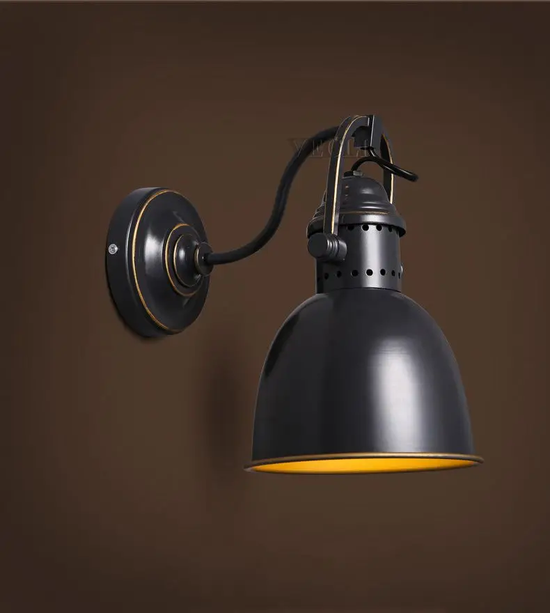 Промышленность Ветер E27 Лофт свет старинные настенные бра бюстгальтер Edison светильник прикроватная тумбочка для спальни лестницы гостиная