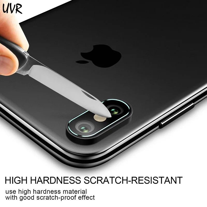UVR 100 Boxes Camera Lens Screen Protector For iPhone X 10 8 7 6 6S