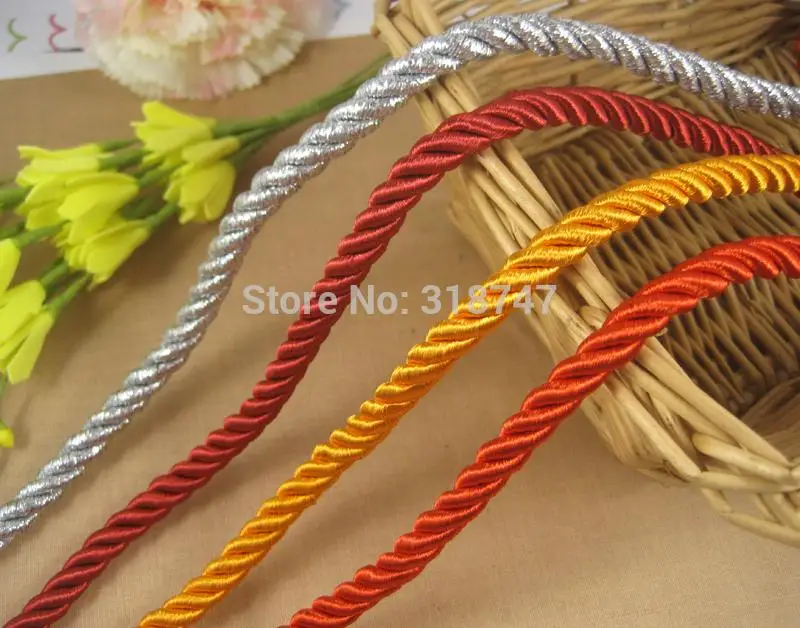 

SALE! Lucia crafts 8mm Braided twist nylon cord String Thread cord for Jewelry accessories DIY craft 50cm/pack 033004001