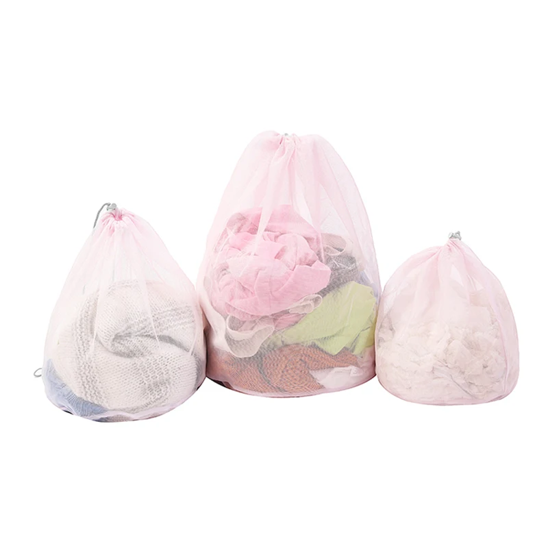 

3pcs/set Mesh Underwear Protect Bag Washing Machines Dirty Cloth Sock Bra Net Sack Laundry Bag Cleaning Tool Washing Accessories