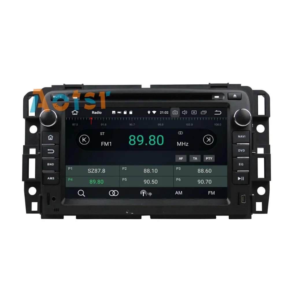 Clearance IPS Screen Android 8.0 Car multimedia dvd player head unit For GMC Yukon/Taho 2007 - 2012 GPS Navigation radio autos tereo 4+32G 5