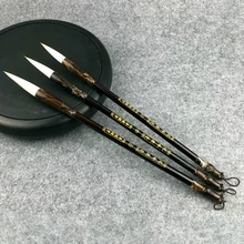 3 шт./партия Weasel/смешанный ворсинки набор кистей для каллиграфии волос кисточка для китайской каллиграфии ручка для рисования написание практики ручка щетка для Удаления Чернил ручка