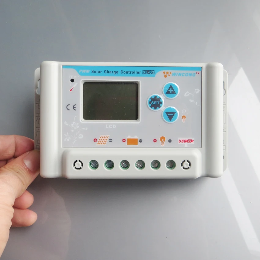 

SL03-4830A 30A36V48V60V Solar Panel Photovoltaic System Charging and Discharging Controller
