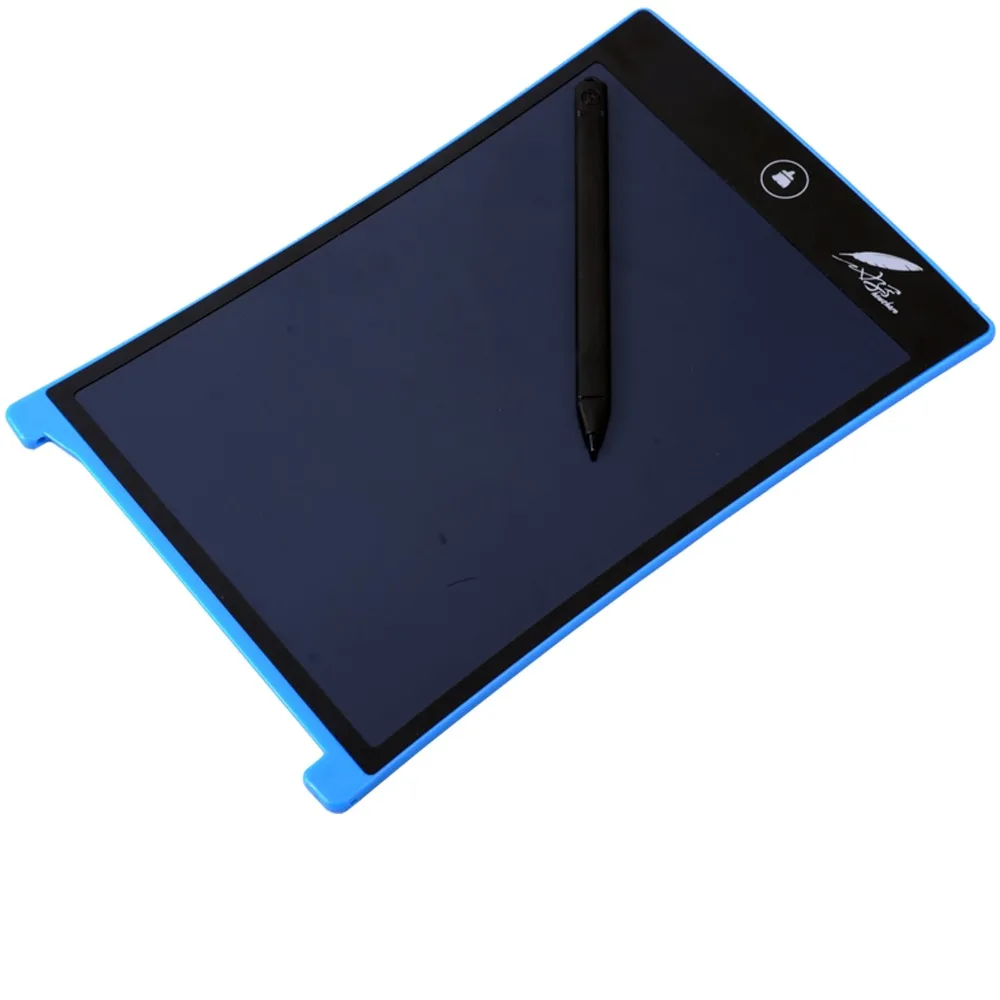 Blue Portable 8.5" LCD Writing Pad Notepad Electronic Pen Drawing