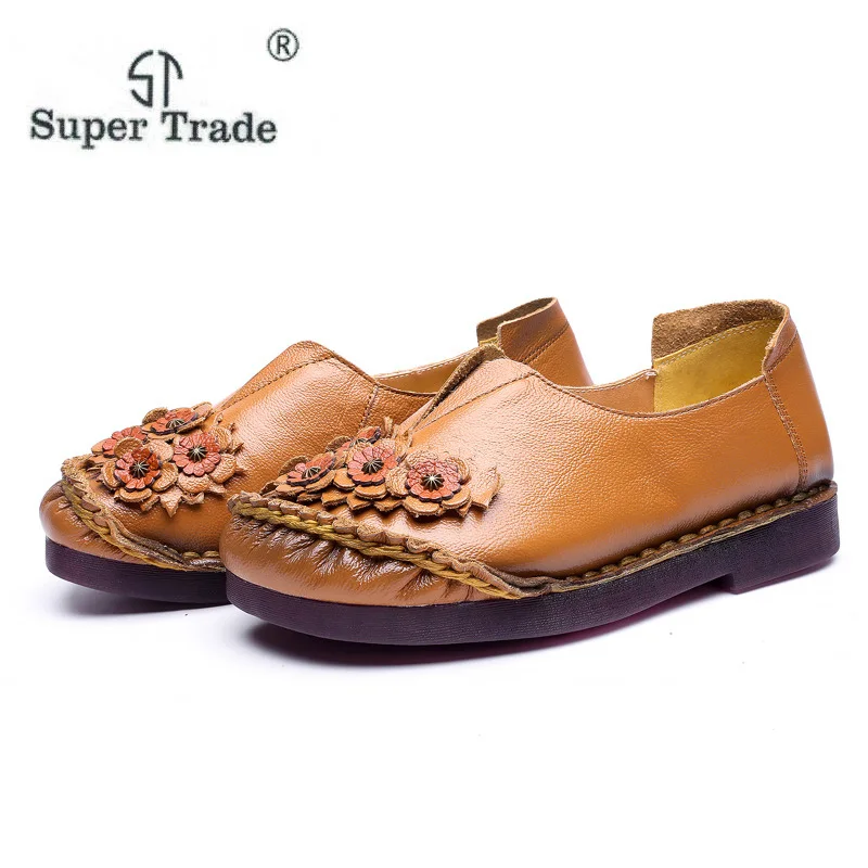marron Slip Automne On Femmes En pourpre Arrivée rouge Nouvelle Appartements Casual Dames Chaussures Noir gris Cuir Mocassins Véritable Femme txBhQdsrC