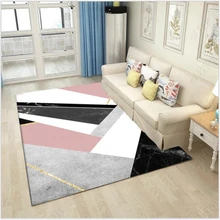AOVOLL ковер и коврики для спальни гостиной скандинавский геометрический розовый черный мраморный ковер напольный коврик для кухни ковер для спальни
