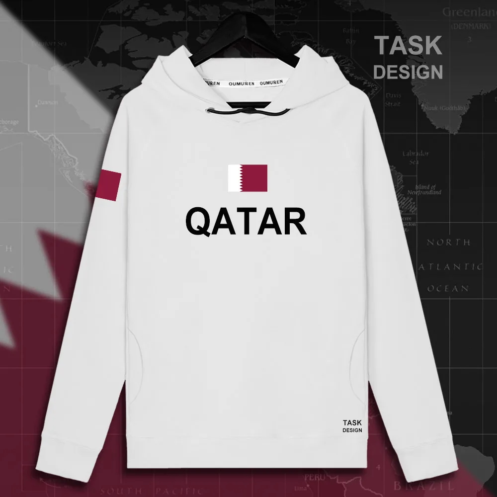 

State of Qatar Qatari Dawlat QA mens hoodie pullovers hoodies men sweatshirt new streetwear clothing Sportswear tracksuit nation