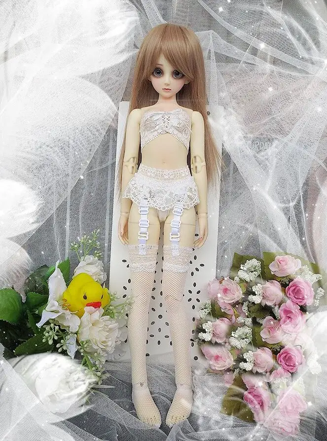 T02-X573 Blyth кукольные одежда 1/3 1/4 bjd 1/6 мягкого плюша; аксессуары для куклы с запахом нижнее белье с подвязками 3 шт./компл - Цвет: C