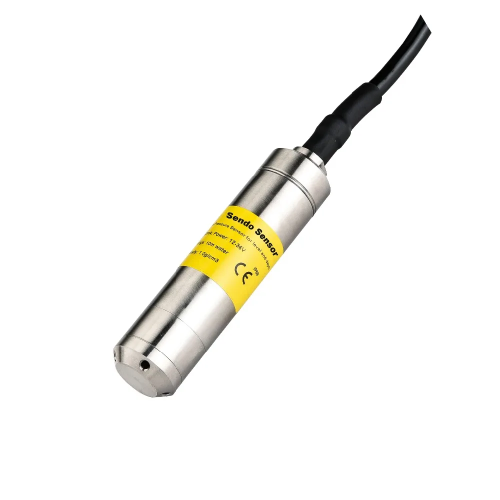 US $93.00 4m Water Range 10m Pu Cable Ip68 Protection 4 20ma Submersible Pressure Sensor H2o 1 M 2m 3m Depth 5m 6m 8m Level 10 M