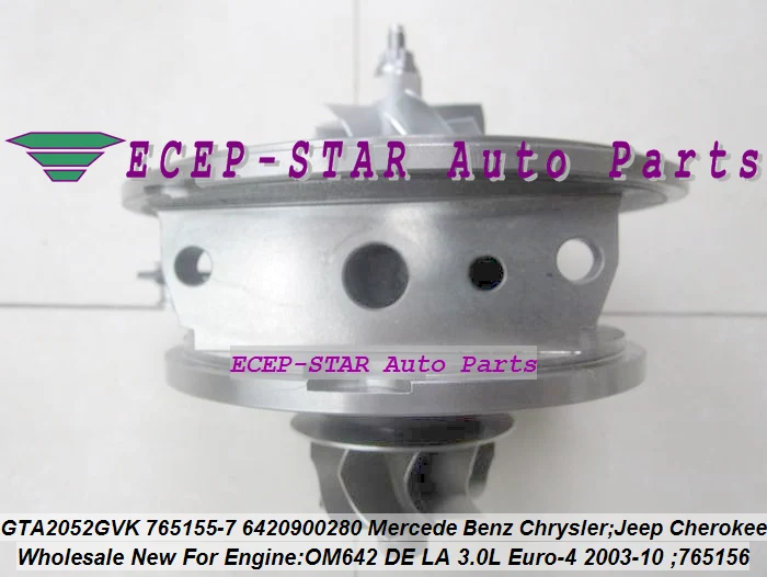 Turbo CHRA Cartridge GTA2052GVK 765155 757608-5001S 765155-5004S 765155-0004 757608-0001 765155-0007 A6420901480 A6420905980 (2)