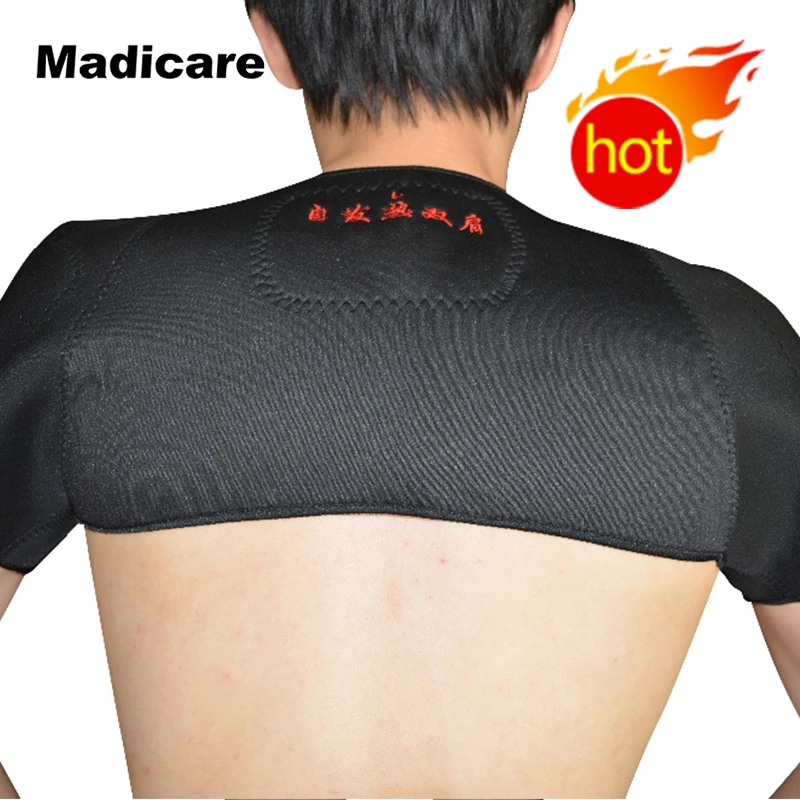Магнитный турмалиновый нагрев поддержки плеч обертывание терапия Турмалин тепло Защита плеч бандаж