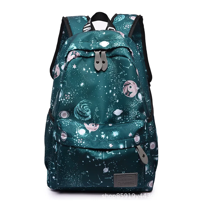 Водонепроницаемый нейлоновый женский рюкзак, большая вместительность, Высокая Школьная Сумка, корейские повседневные Рюкзаки для девушек, сумки на плечо для путешествий, Mochila - Цвет: Зеленый