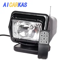 AICARKAS 12 В 24 в 35 Вт 55 Вт 70 Вт HID Xenon поисковый свет беспроводной пульт дистанционного управления HID прожектор 6000K для внедорожника автомобиля лодки