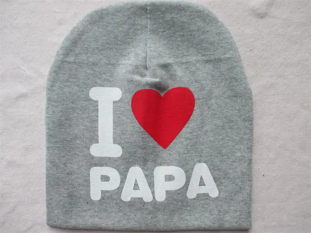 1117 Fashion Winterbaby Hats Knitted Warmcotton Toddler Beanie Baby Girl Boy I Love Papa Mama Print Kids Cap For 1 3 Years Old Baby Fashion Hat Baby Hatfashion Baby Hat Aliexpress