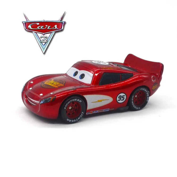 Дисней 100% оригинальные автомобили Pixar No.95 Speed Lightning Mcqueen литые металлические