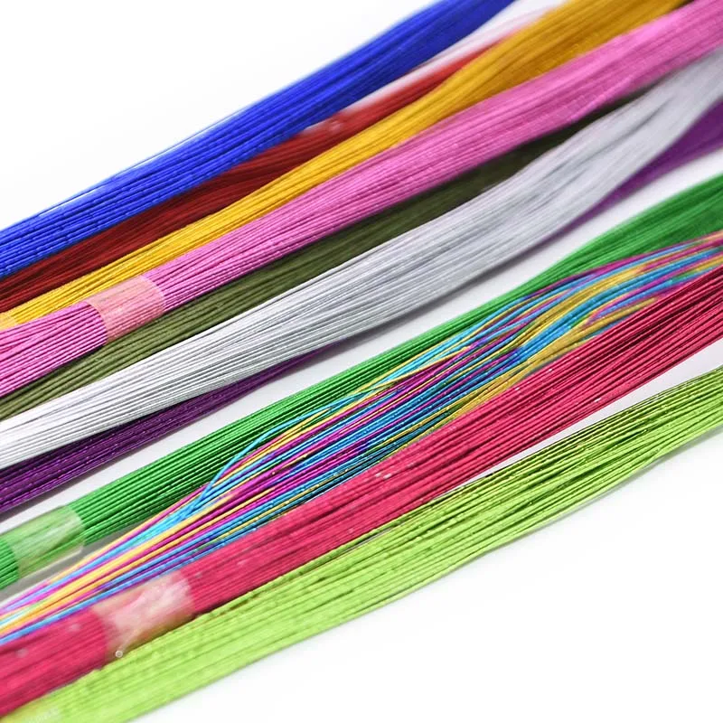 25pcs 80cm long Flower Wire Artificial Branches Twigs Iron Wire Used For DIY Nylon Stocking Flower Stem Making Accessories