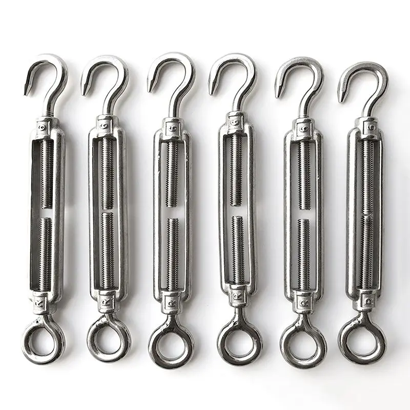 

GTBL Turnbuckle Wire Strainer Tensioner Hook Eye Zinc Plated 6MM (pack 3)