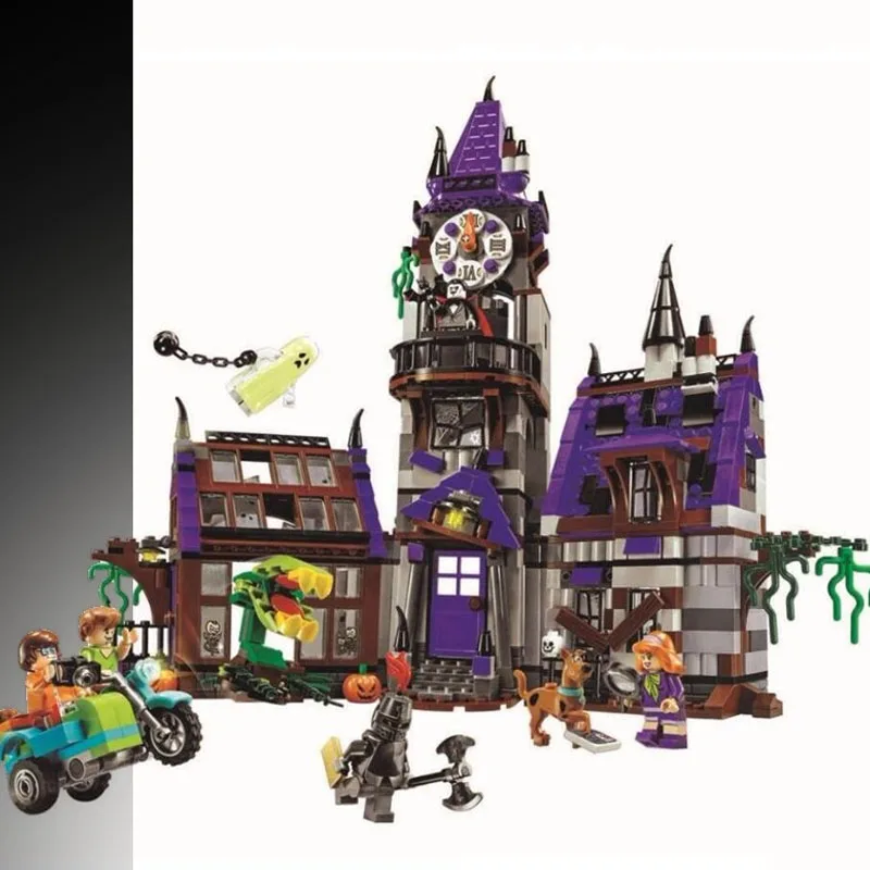 

10432 Haunted Lighthouse Scooby Doo Mysterious Ghost House Building Blocks Brick Compatible legoings Children TOYS 75904