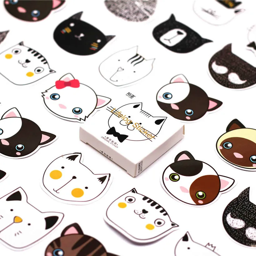 

2019 New Cat Family Notebook Note Black Cardboard Creative Diy Draw Notes For Kids Toy Memo Pad Material School Supplies