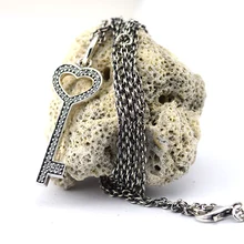 Unlock My Heart подвеска и ожерелье из стерлингового серебра ювелирные изделия для женщин