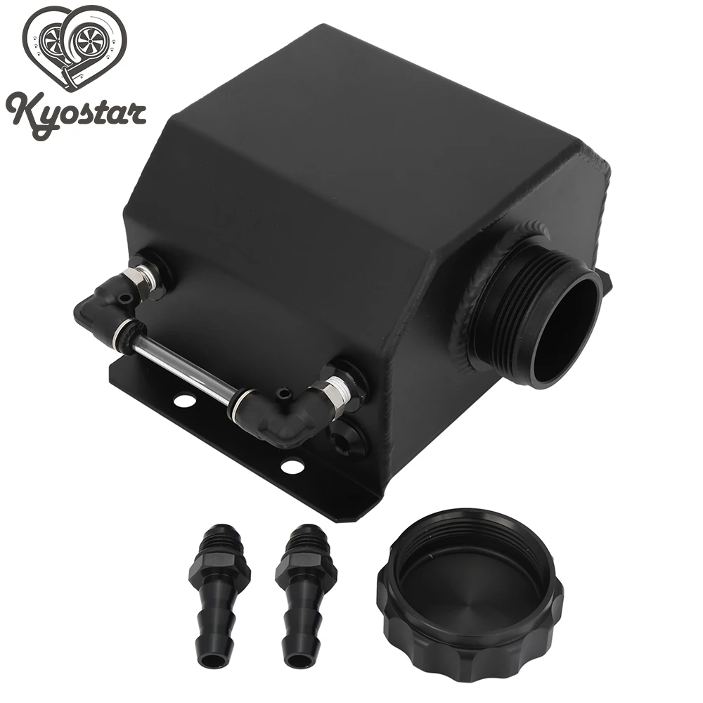 

Universal 1 Litre 1000ml Capacity Barbed Breather Tank Oil Catch Can Anodized Black