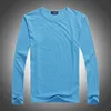 Customized Baby Boys T-Shirts Long Sleeve Solid Print Children Tees Shirt Autumn 100% Cotton LOGO Girl Tops Personalized T Shirt 4