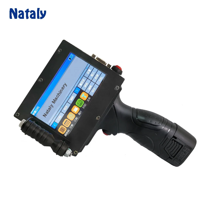 

Nataly MX3 Handheld Printers Portable Inkjet Printer for QR Code/ Bar Code/ Date/ Number/ Letter for Plastic/ Metal/ Food Pack