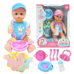 Моделирование игрушки аксессуары для детской куклы подарочный набор посуды для кормления аксессуары бутылки молока Пи писсуар кукла