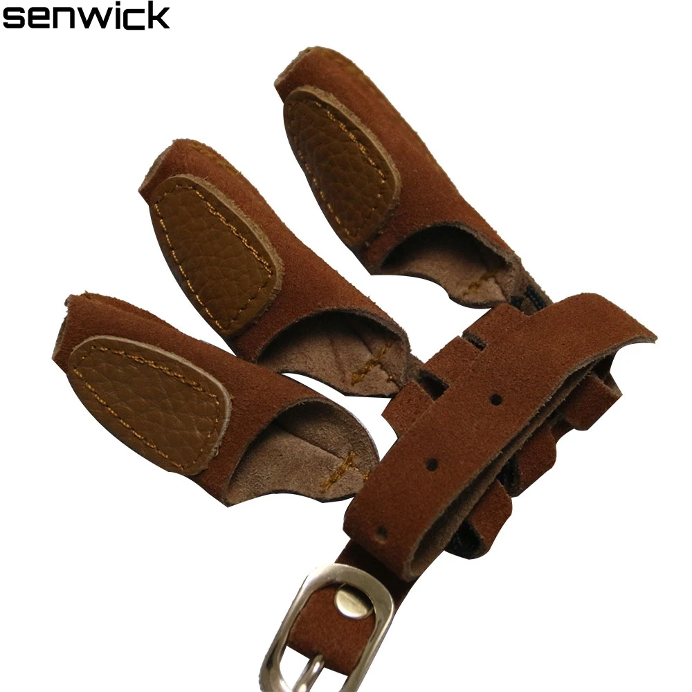 Luva de Couro Luva de Tiro de Arco e Flecha Arco e Flecha Tiro com Arco Projeto Dedo Proteger Única Costura Luva Atiradores Tradicional Médio 3 2 Arco E Flecha Tiro Com Arco Única
