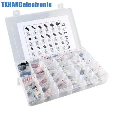 

Ultimate 37 in 1 Sensor Modules Kit for & MCU Education User + Free case