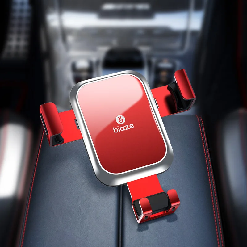 Автомобильный держатель Biaze Gravity для iPhone, samsung, держатель для мобильного телефона из закаленного стекла, 360 градусов, gps, крепление на вентиляционное отверстие, автомобильный держатель для телефона