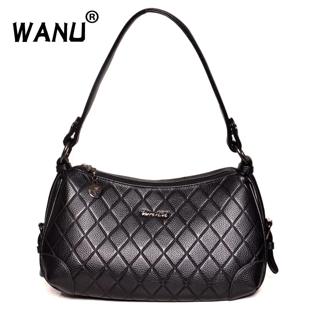 

WANU 2019 Double Zipper Luxury Women Bag Fashion Casual Shoulder Bag Famous Designer Ladies leather Messenger Crossbody Bag