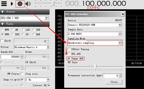 cable box for tv Ham Radio Receiver 100KHz-1.7GHz full Band UV HF RTL-SDR USB Tuner RTLSDR USB dongle with RTL2832u R820t2 RTL SDR Receiver apple tv box