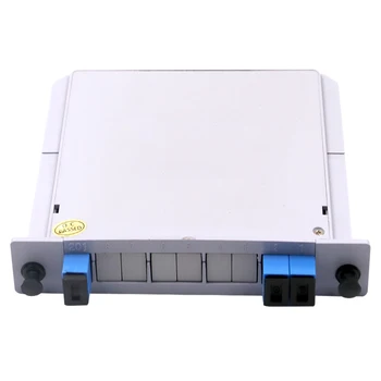 

Free Shipping 1:2 Fiber Optical PLC Splitter SC/UPC 1x2 LGX Box Cassette Card Inserting PLC splitter Module