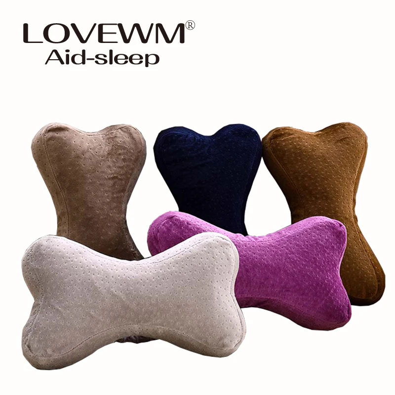 LOVEWM Bone Shape Therapy Back Cushion Travel Pillow ...