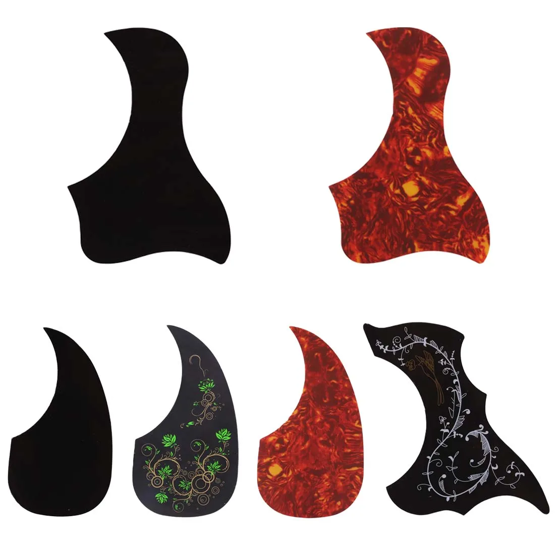 1 PC Professional Folk Acoustic Guitar Pickguard Self-adhesive Pick Guard Sticker for Acoustic Guitar Accessories -