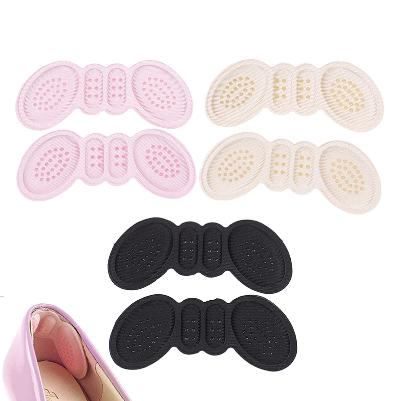 1pair Insoles For Foot Care Foam Cotton Gel Shoe Pads Foot Shoe Heel Stick  Toothpaste Protector Anti Slip Pad 3 Colours