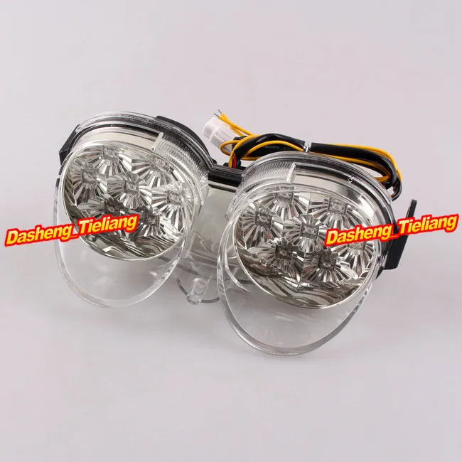 

High Quality Integrated LED Rear Tail Light Turn Signal For Yamaha YZF R6 2001 2002 Clear