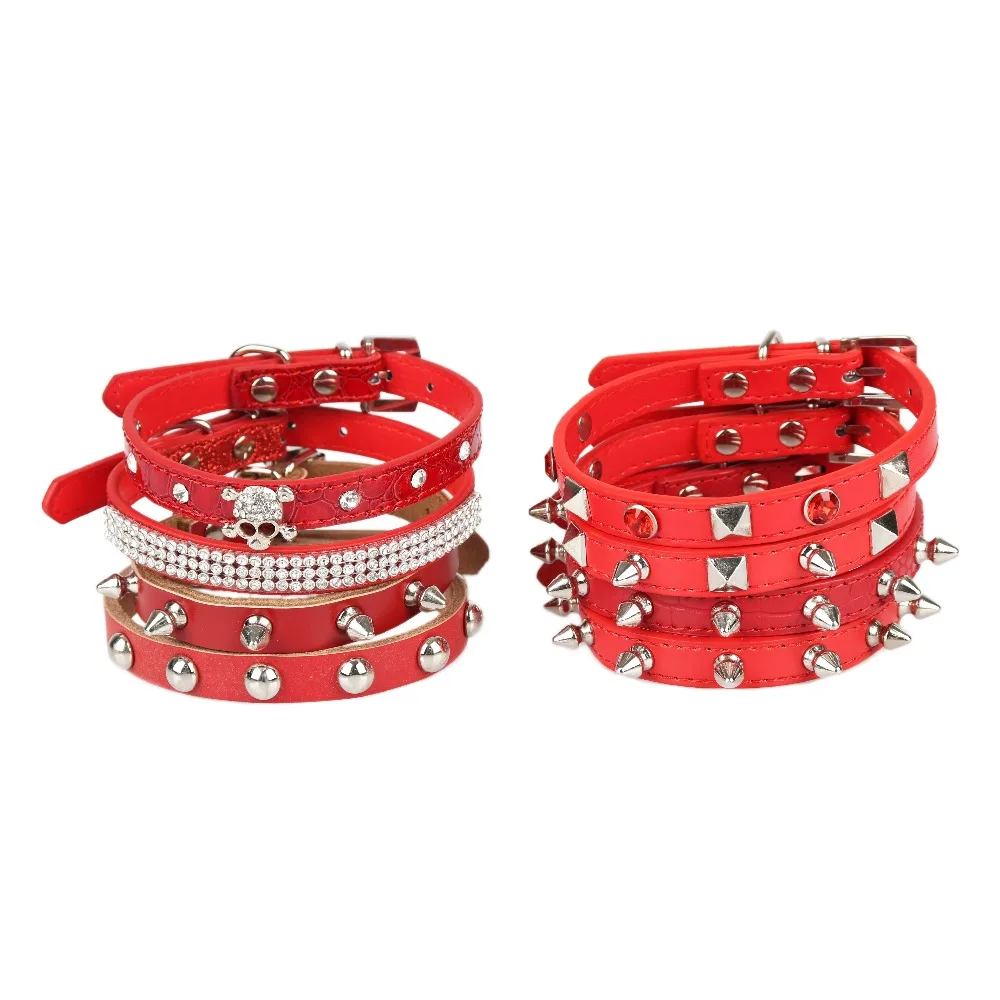 

PipiFren Small Cats Collars Breakaway Kitten Spiked For Pet Dogs Supplies Necklace Puppy Accessories collier chat huisdier kat