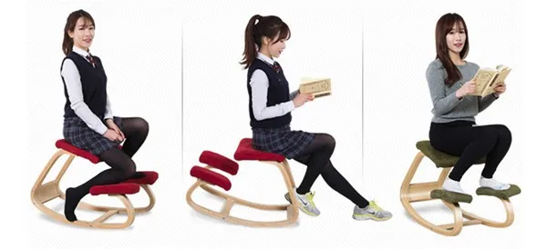 Эргономичный стул на коленях домашняя офисная мебель эргономичная качалка деревянная на коленях компьютерное кресло дизайн