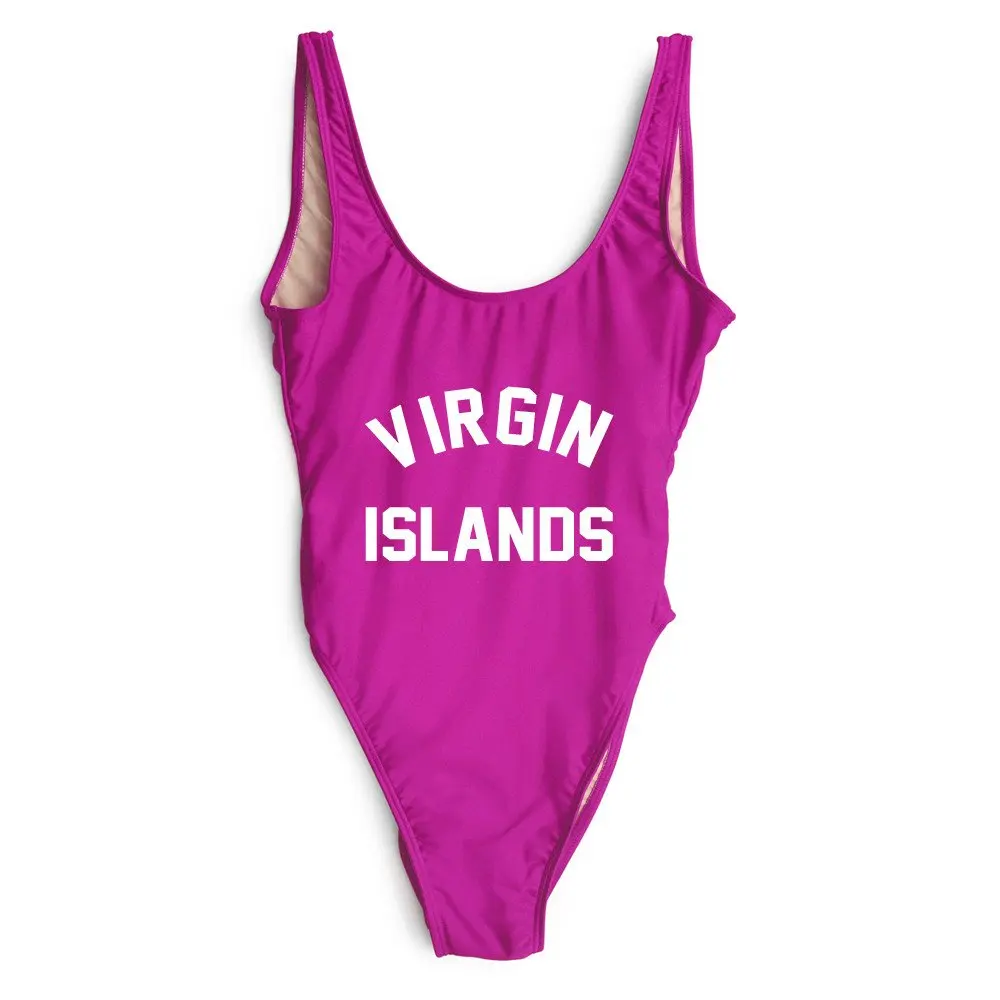 Female Swimwear Jumpsuit Rompers VIRGIN ISLANDS SWIMSUIT bathing suit