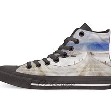 Исландская открытая дорога; Новинка; дизайнерская Повседневная парусиновая обувь; обувь на заказ; Прямая