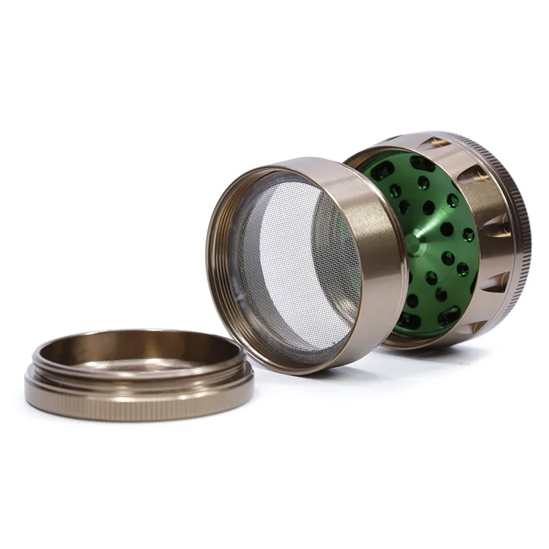 Aluminum Alloy Chamfer Tobacco Weed Grinder Herb Grinder Smoke Weed
