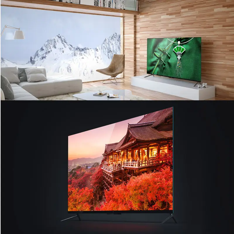 Xiaomi tv 4 55 дюймов настоящий 4K Smart 4,9 мм ультратонкий Телевизор 2 ГБ+ 8 Гб памяти Поддержка полноформатного воспроизведения Dolby sound DTS-HD